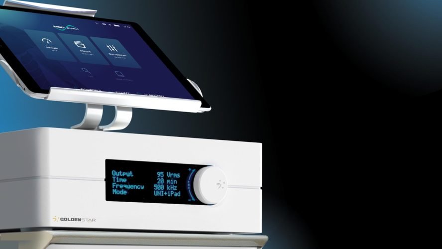 Macchinario per tecarterapia utilizzato per trattamenti di riabilitazione e riduzione del dolore presso Alma Fisio a Firenze Novoli